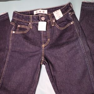 AMO Babe high-rise slim fit women’s denim jeans, size 24